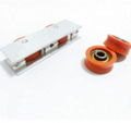 Window Roller Injection Roller Iron Frame Wheel PVC Roller Groove Roller Bearing