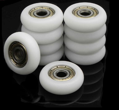 608 608zz nylon plastic roller wheel ball bearing ceramic ball plastic bearing