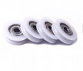 608 608zz nylon plastic roller wheel ball bearing ceramic ball plastic bearing