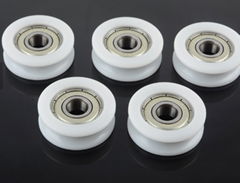 u groove nylon roller wheel as per your drawing