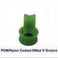 696zz POM Nylon Coated Plastic Bearing Roller