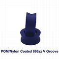 696zz POM Nylon Coated Plastic Bearing Roller 3