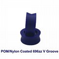 696zz POM Nylon Coated Plastic Bearing Roller