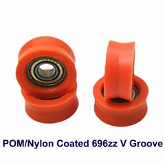 696zz POM Nylon Coated Plastic Bearing Roller