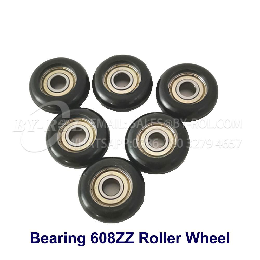 Bearing 608zz Plastic Roller Wheel in Nylon PA6 PA66 2