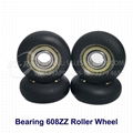 Bearing 608zz Plastic Roller Wheel in