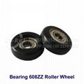 Bearing 608zz Plastic Roller Wheel in Nylon PA6 PA66 3