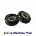 Bearing 608zz Plastic Roller Wheel in Nylon PA6 PA66