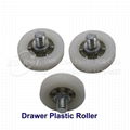 nylon roller bearings drawer roller wheels plastic sliding door roller