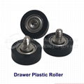 nylon roller bearings drawer roller wheels plastic sliding door roller 2