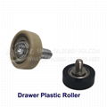 nylon roller bearings drawer roller wheels plastic sliding door roller 3