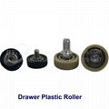 nylon roller bearings drawer roller wheels plastic sliding door roller