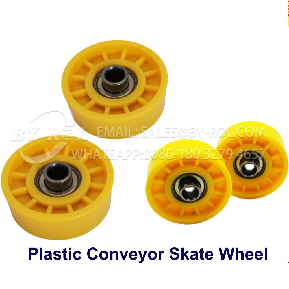 China Bearing Roller Factory Good Price Plastic Conveyor Skate Wheel 2