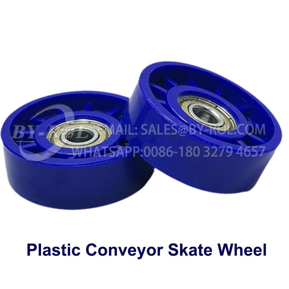 China Bearing Roller Factory Good Price Plastic Conveyor Skate Wheel