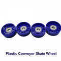 China Bearing Roller Factory Good Price Plastic Conveyor Skate Wheel 6