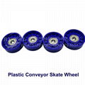 China Bearing Roller Factory Good Price Plastic Conveyor Skate Wheel