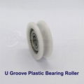 White Nylon Plastic Bearing Roller Wheel for WIndow and Door Rollers