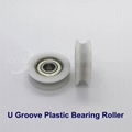 White Nylon Plastic Bearing Roller Wheel for WIndow and Door Rollers