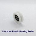 White Nylon Plastic Bearing Roller Wheel for WIndow and Door Rollers