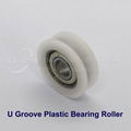 White Nylon Plastic Bearing Roller Wheel for WIndow and Door Rollers