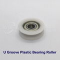 White Nylon Plastic Bearing Roller Wheel for WIndow and Door Rollers