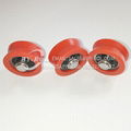 Hot Sale V Groove Orange Plastic Window and Door Roller Wheels Customized