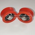 Hot Sale V Groove Orange Plastic Window and Door Roller Wheels Customized