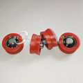 Hot Sale V Groove Orange Plastic Window and Door Roller Wheels Customized