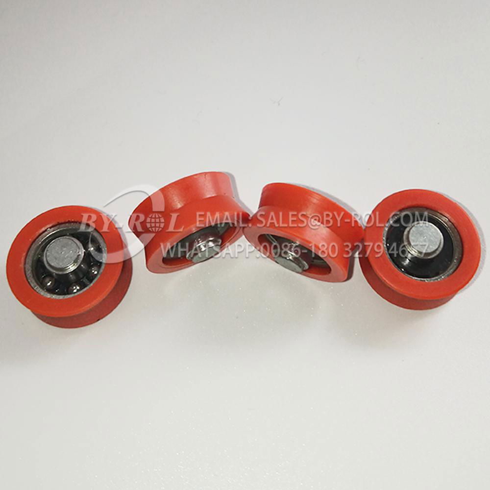 Plastic Nylon V Groove Rollers Pulley Wheels Factory Sliding Window