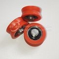 Plastic Nylon V Groove Rollers Pulley