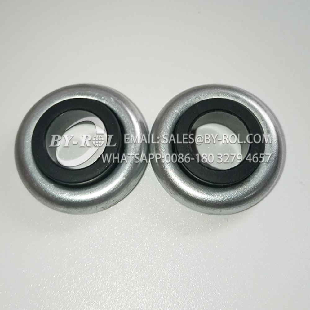 Non-Standard Roller Wheel Bearing with Zinc Plate and Plastic Inner Ring 2