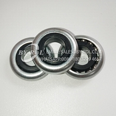 Non-Standard Roller Wheel Bearing with Zinc Plate and Plastic Inner Ring