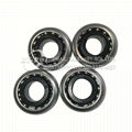 Non-Standard Roller Wheel Bearing with Zinc Plate and Plastic Inner Ring