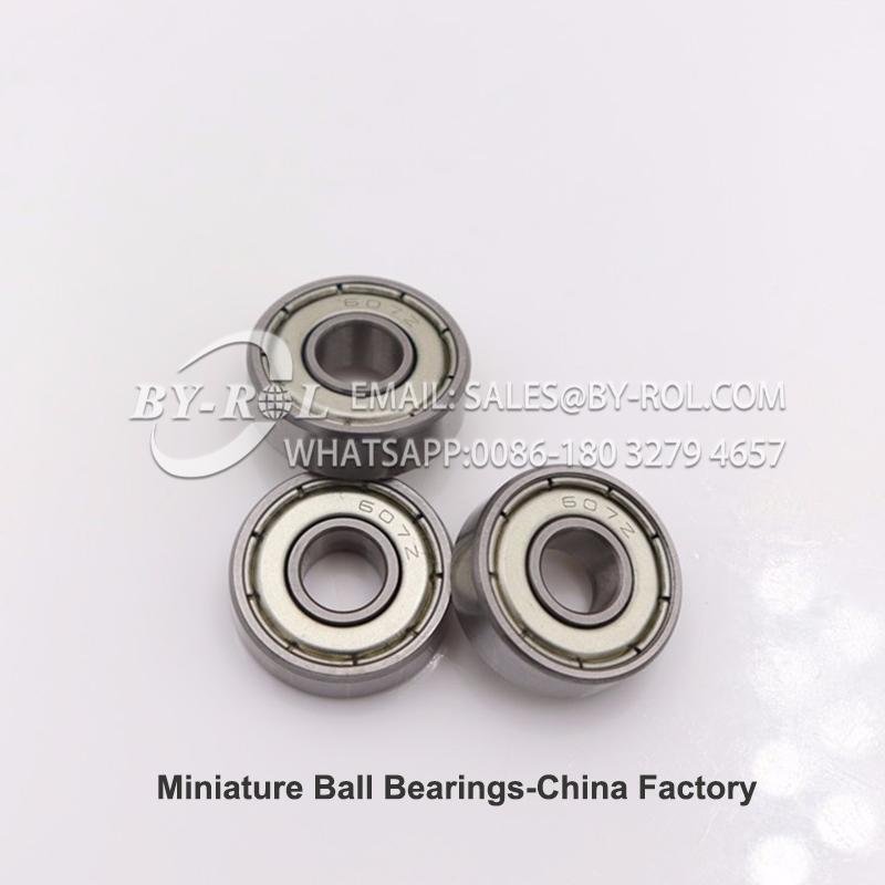 High precision miniature small ball bearing 607 607z 607zz 607rs 607-2rs 3
