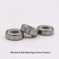 High precision miniature small ball bearing 607 607z 607zz 607rs 607-2rs