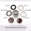 China Factory High Precision 607 608 Bearing kugellager 607 zz