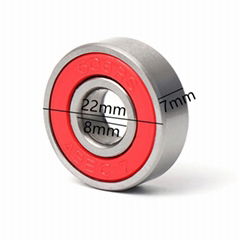 608 2RS Inline Roller Skate Wheel Bearing 608 RS ABEC9 Anti Rust Skateboard Ball