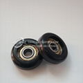 hot products nylon coated sliding gate pulley roller wheels 608zz