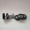 Customized Size Bracket & Bearing Plastic Nylon roller for sliding door wheel  6