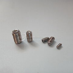 Stainless Steel Hexagon Socket Knurl Set Screws with Cup Point