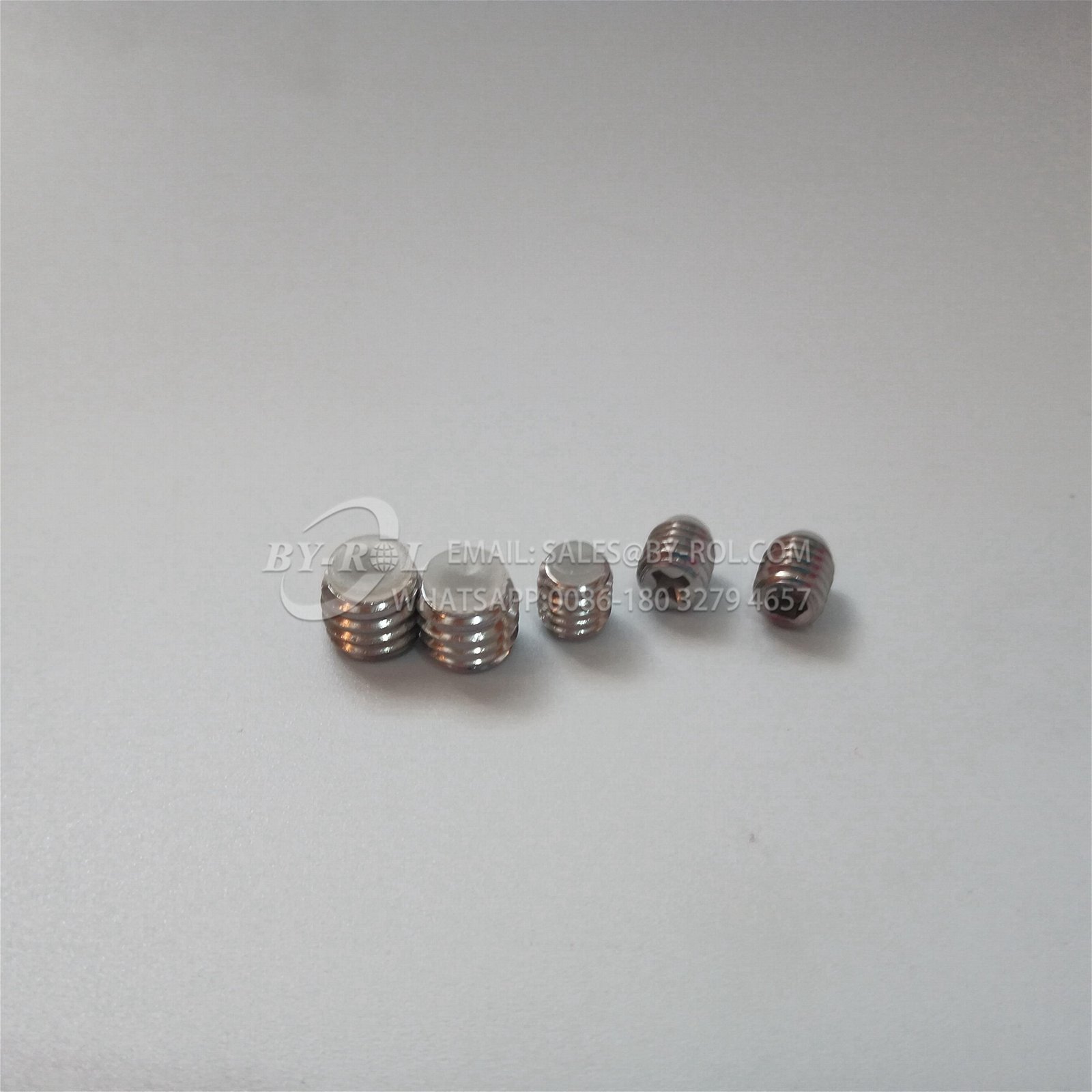 Stainless Steel Hexagon Socket Set Screws with Cone Point DIN914 4