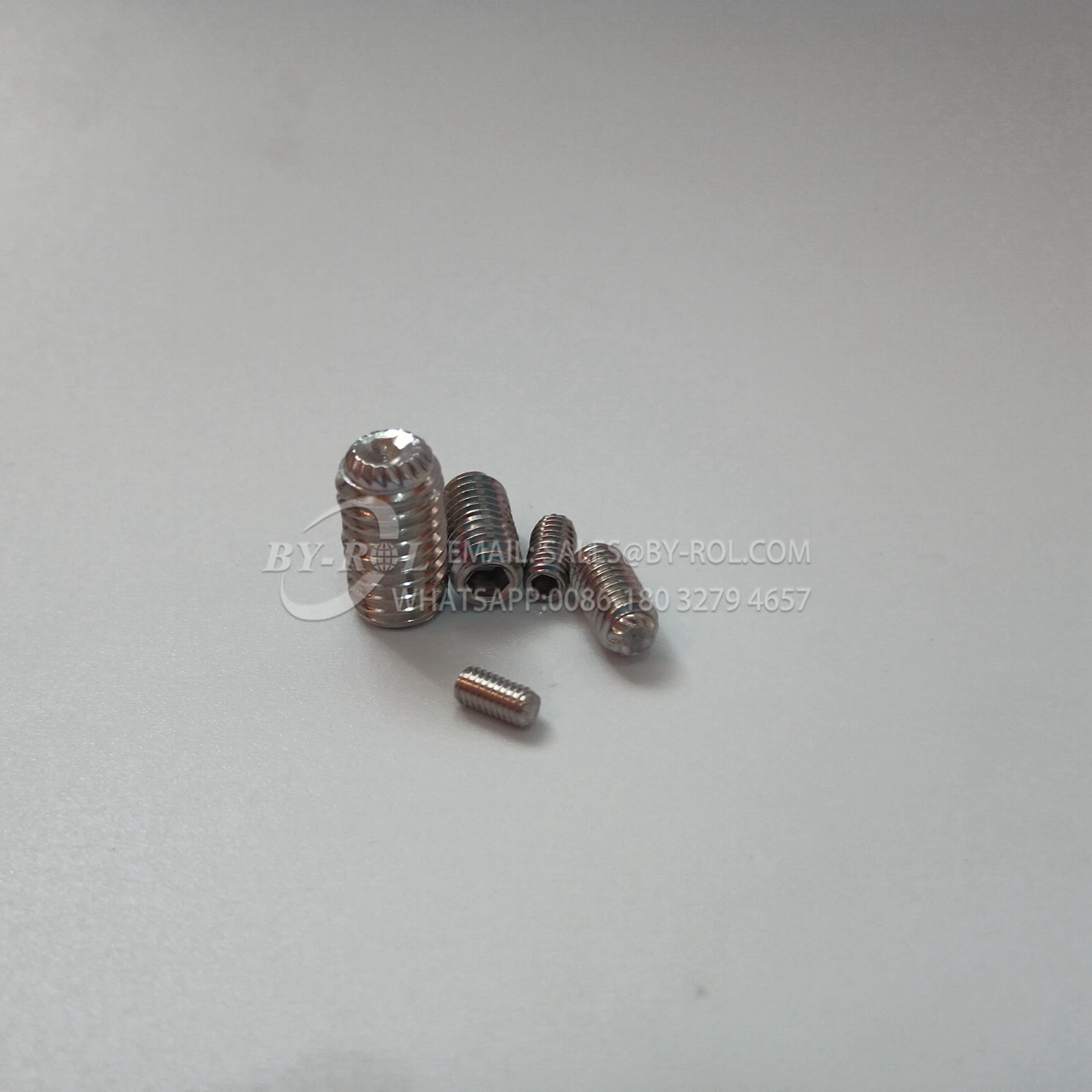 Stainless Steel Hexagon Socket Set Screws with Cone Point DIN914 5