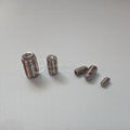 Custom stainless steel set screw special hexagon socket grub set screw with plas