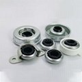 Mower Use Stamping Roller Wheel Bearing in Iron with Zinc Plating 3
