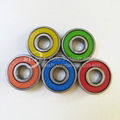 China Small Carbon Stell Ball Bearings in Colored Seals