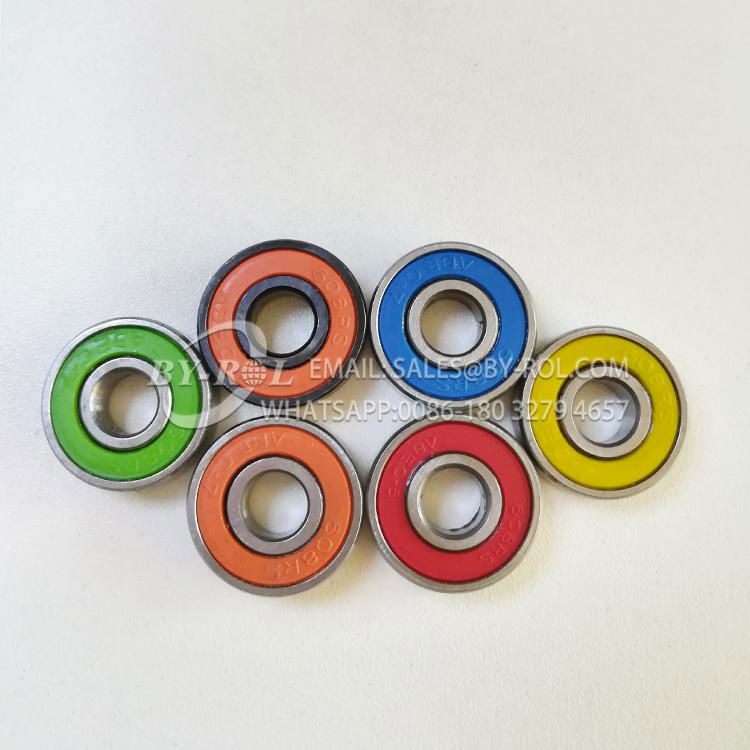 China Small Carbon Stell Ball Bearings in Colored Seals 4