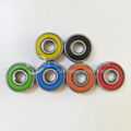 China Small Carbon Stell Ball Bearings in Colored Seals