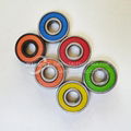 China Small Carbon Stell Ball Bearings in Colored Seals 6