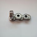 Customize miniature deep groove ball bearing with two slots 608ZZ 608 gg