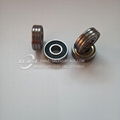 Roller Bearing 626zz 608zz RS with two cavaties/slots for plastic injection